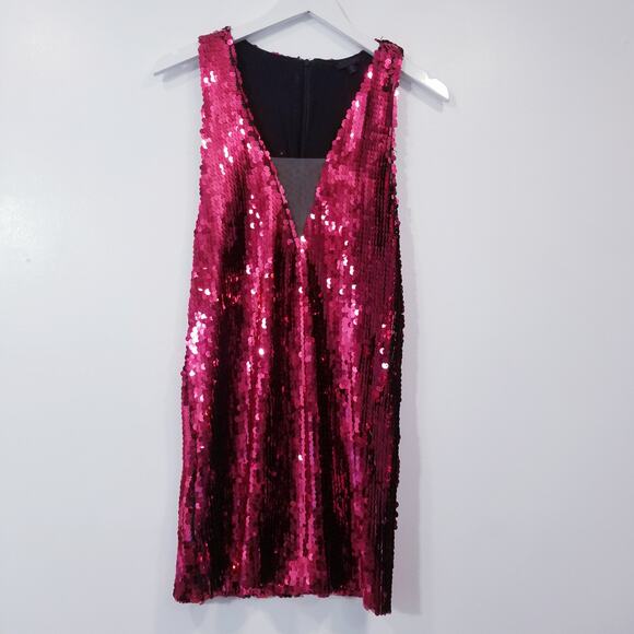 Revolve NBD Sequins Mini Cocktail Dress Christmas Holiday Disco - Picture 2 of 12
